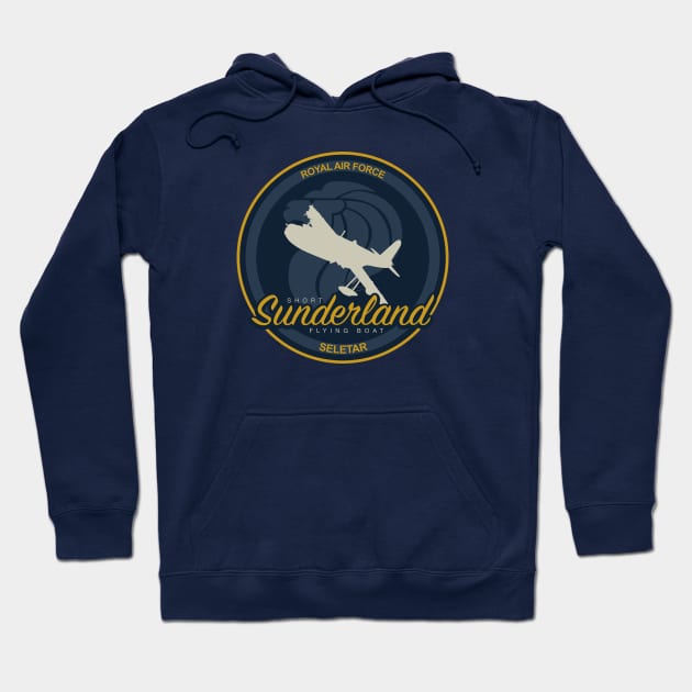 Short Sunderland Flying Boat - RAF Seletar Singapore Hoodie by TCP